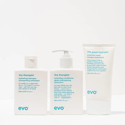 EVO Hydrating Routine Bundle Professional Hair Care Set