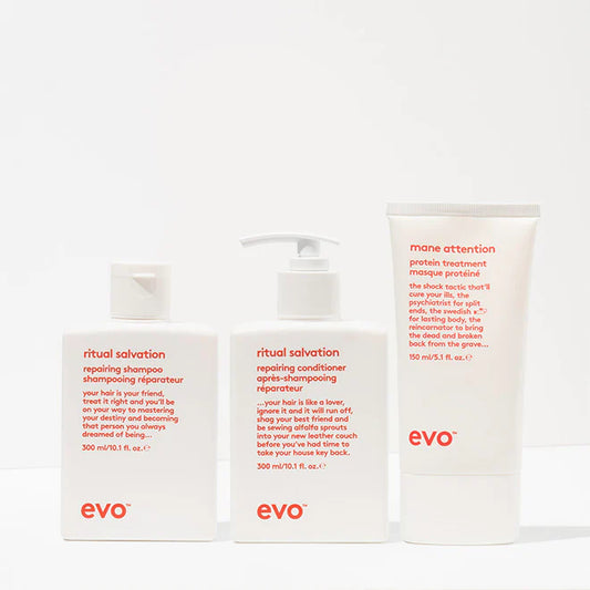 EVO Repairing Routine Bundle - Professional Hair Repair System