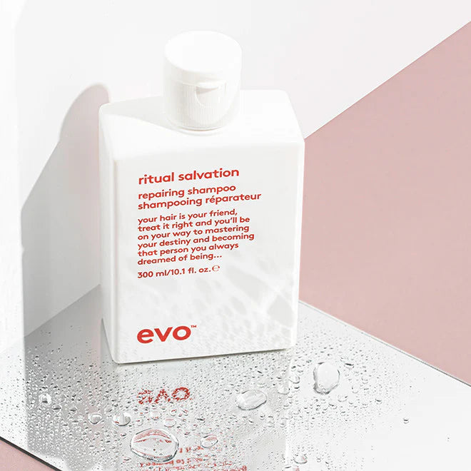 EVO Ritual Salvation Repairing Shampoo 300ml - Professional Hair Treatment