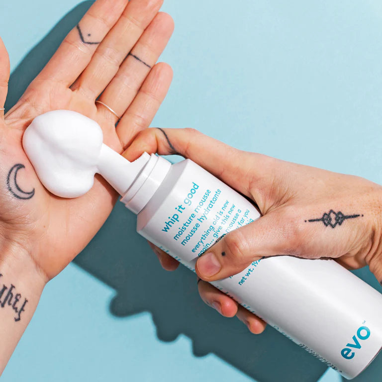 EVO Whip It Good Moisture Mousse 200ml - Professional Styling