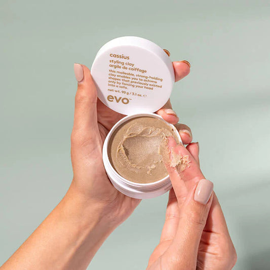 EVO Cassius Cushy Clay 90g - Strong Hold Matte Finish Hair Styling Clay