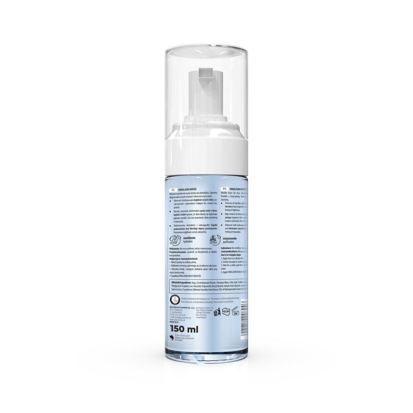 Apis Himalayan Water Micellar Cleansing Foam | 150ml