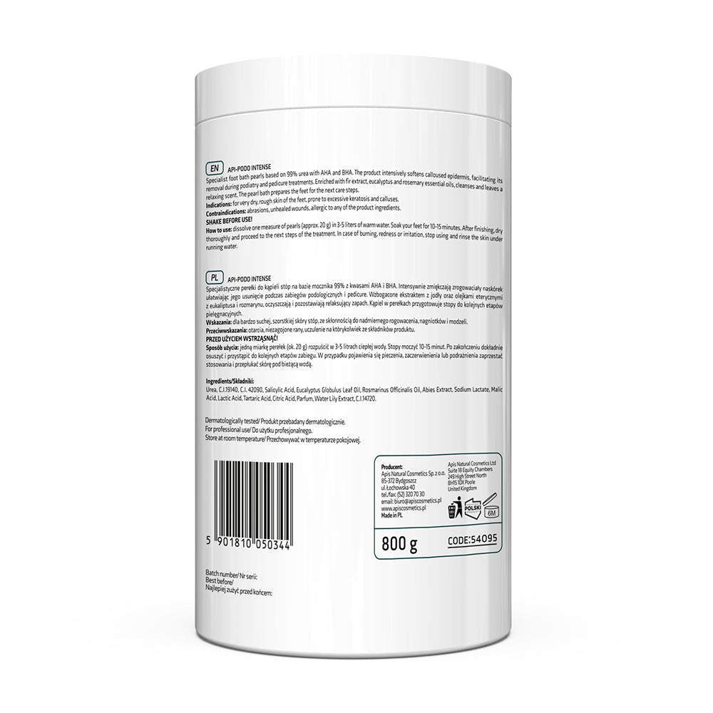 Apis API-PODO INTENSE Softening Foot Pearls | AHA & BHA | 800g