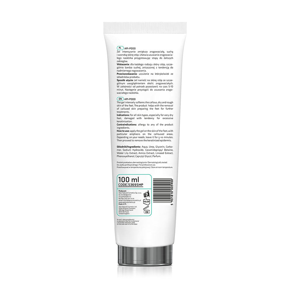 Apis API-PODO Softening Foot Gel | 30% Urea | 100ml