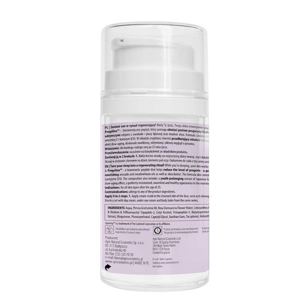Apis Ageless Beauty Night Cream-Mask | Progeline | 50ml