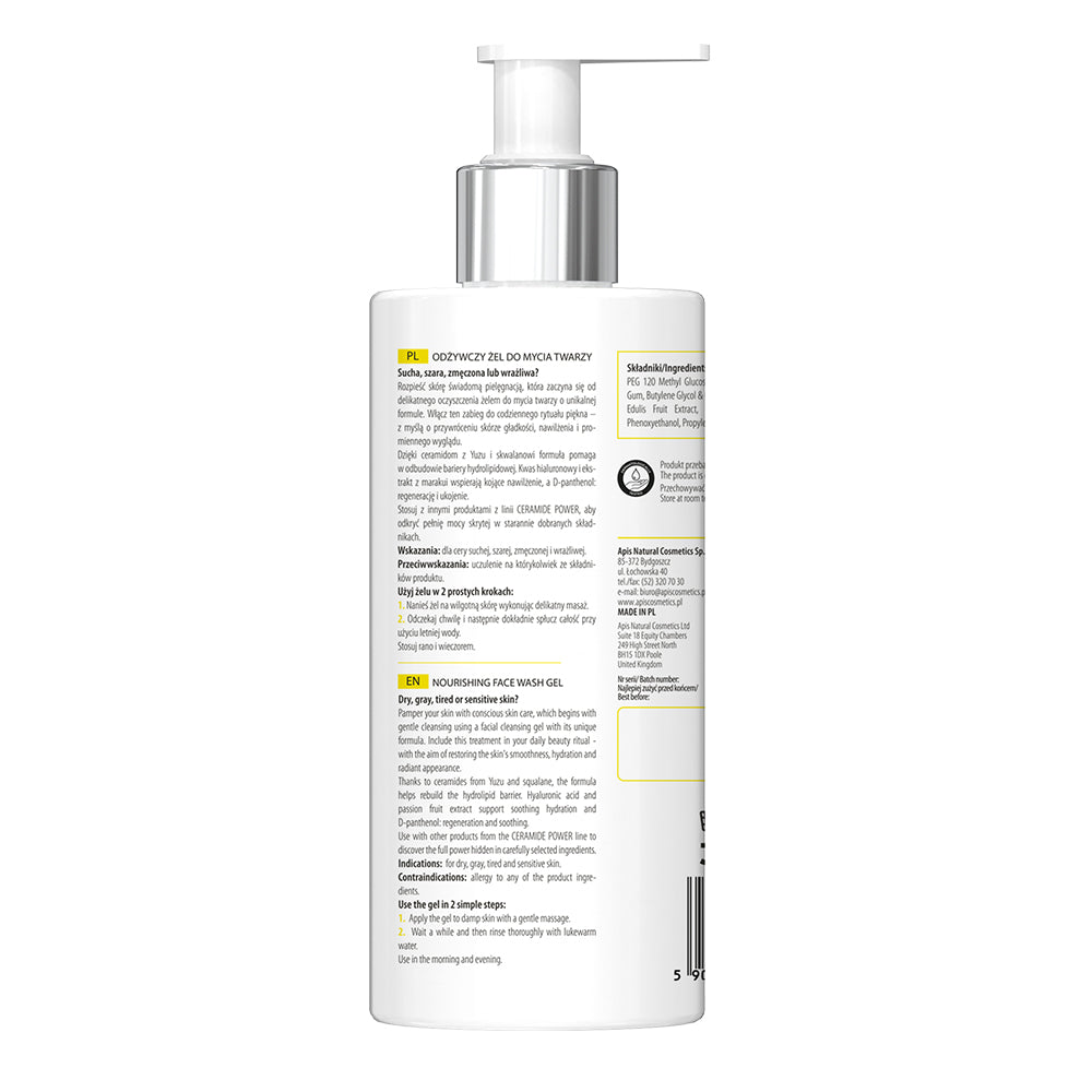 Apis Ceramide Power Nourishing Cleansing Gel | 300ml