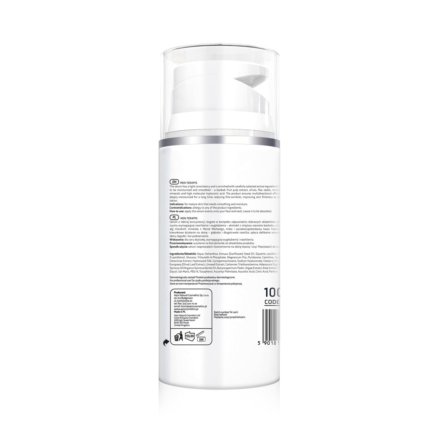 Apis MEN TERAPIS Moisturising Serum | 100ml