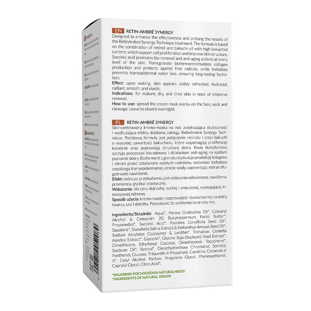 Apis Retin-Ambre Synergy Night Cream-Mask with Retinol & Succinic Acid | 50ml