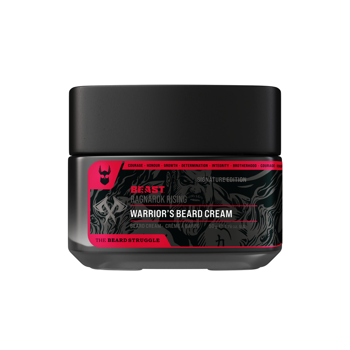 Beard Struggle Beast Beard Cream front tub