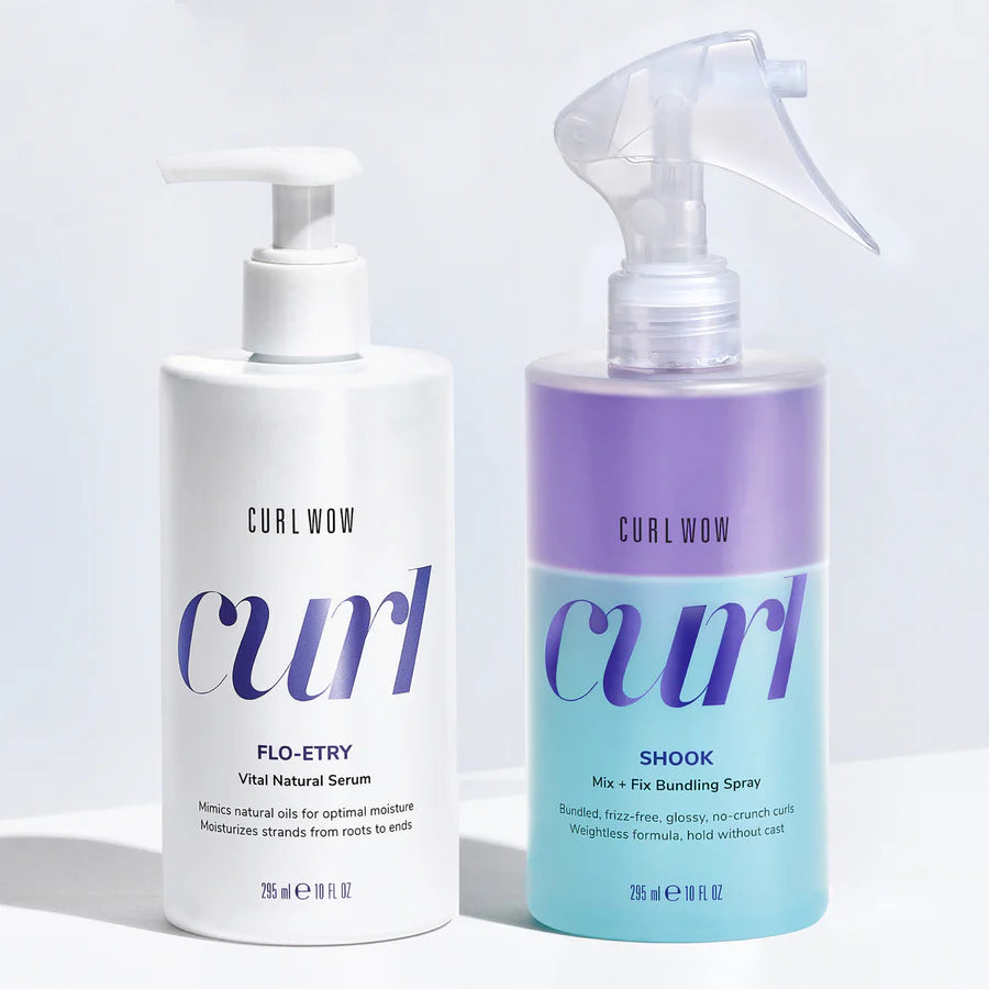 Color Wow Curl Wow Anti-Frizz Styling Set - Professional Curl Control