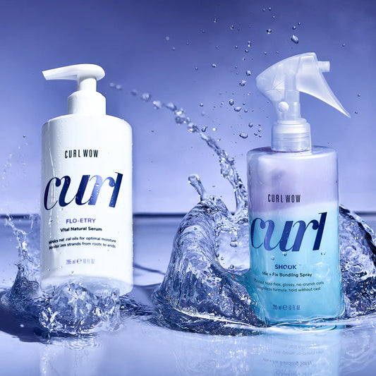 Color Wow Curl Wow Anti-Frizz Styling Set - Professional Curl Control