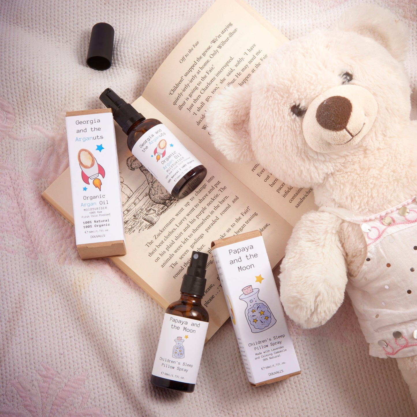 Little Dreamer Care Set (Including 50ml Argan Oil And 50ml Children's Sleep Spray)