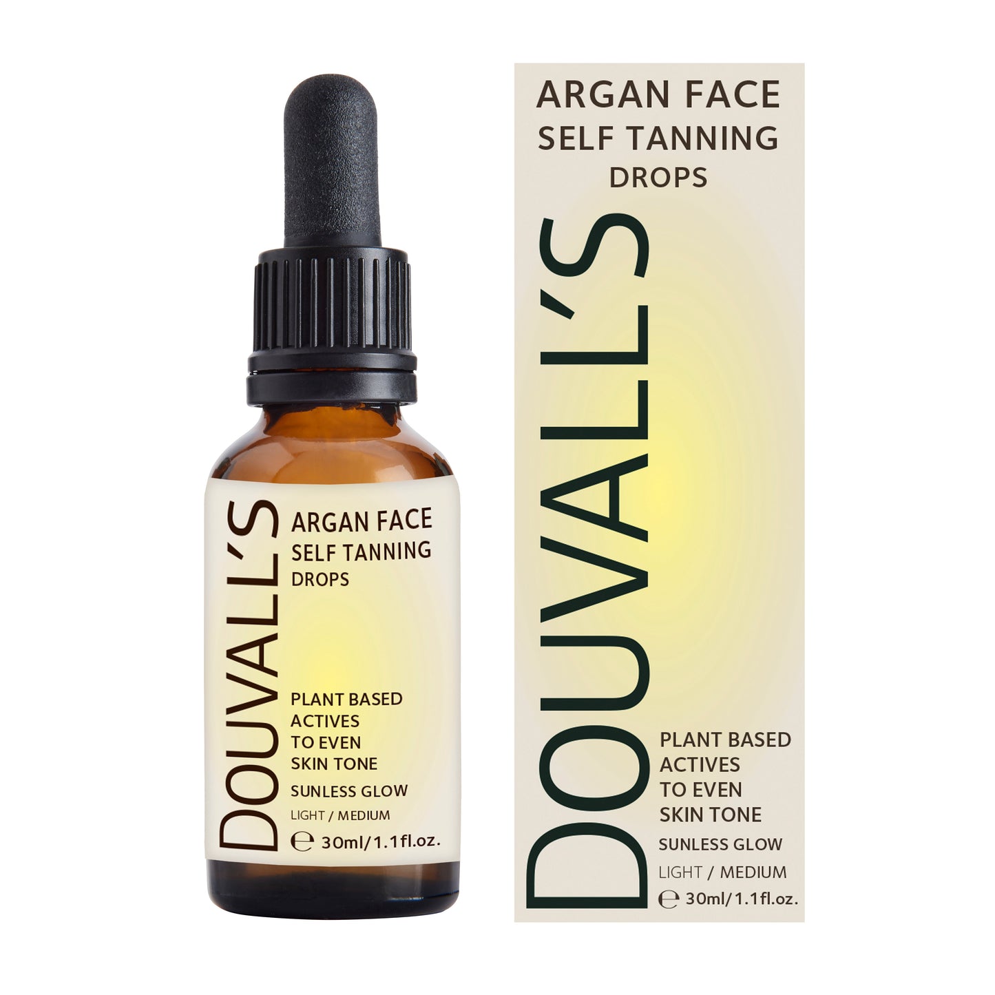 Argan Self Tanning Face Drops 30ml | Semi-Permanent Self Tanning Drops