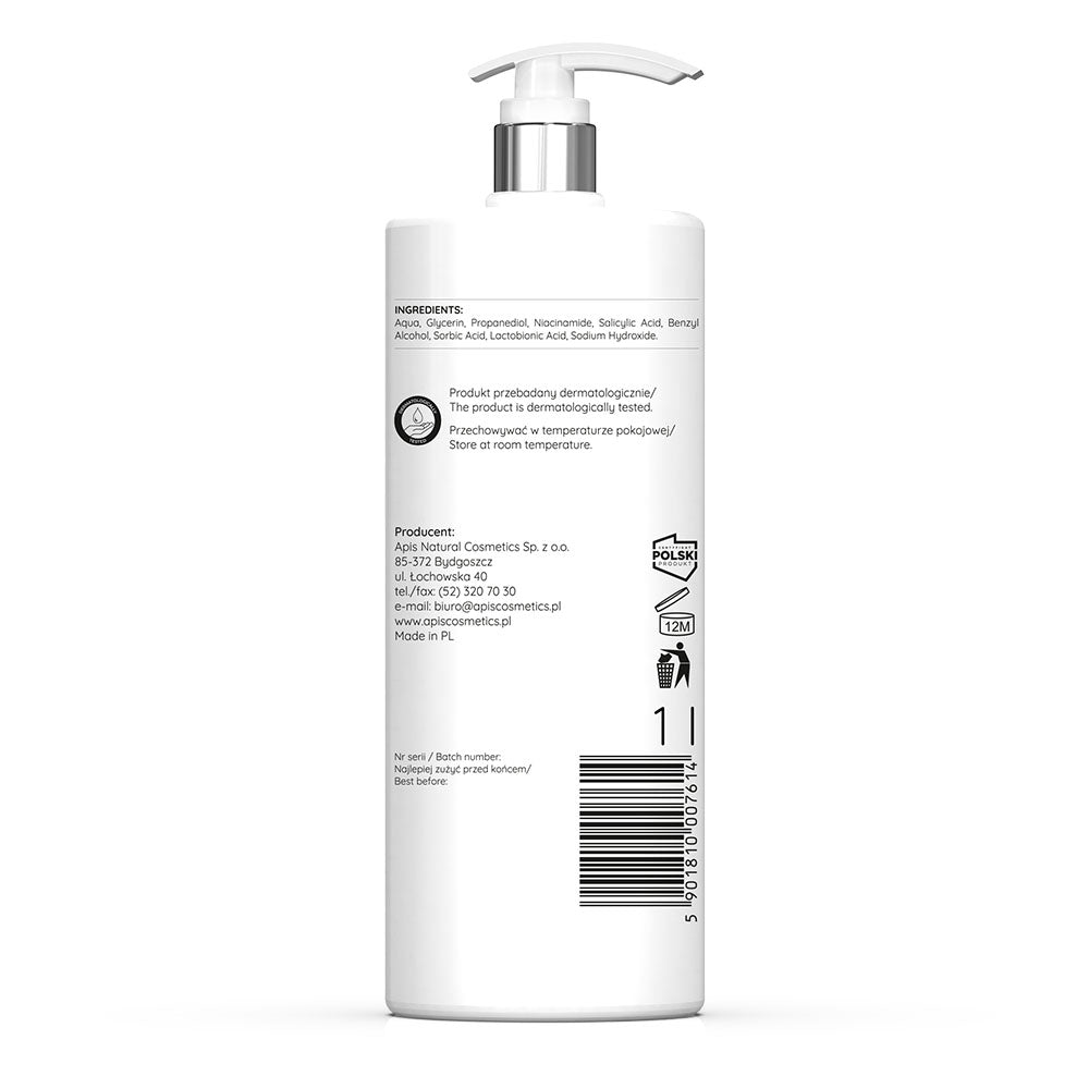 Apis Expert Med Care Salicylic-Lactobionic-Niacinamide Hybrid Solution | 1L