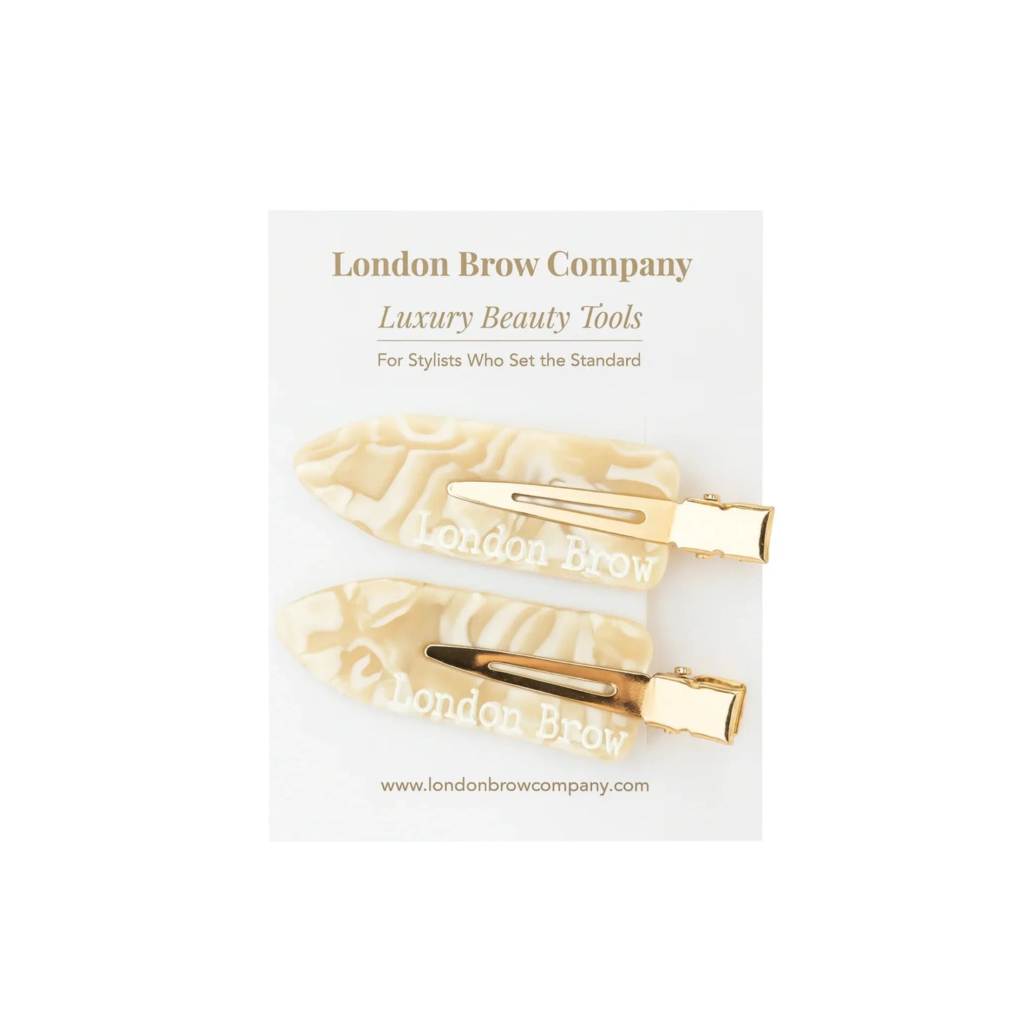 London Brow No-Crease Styling Clips — 2 Pack