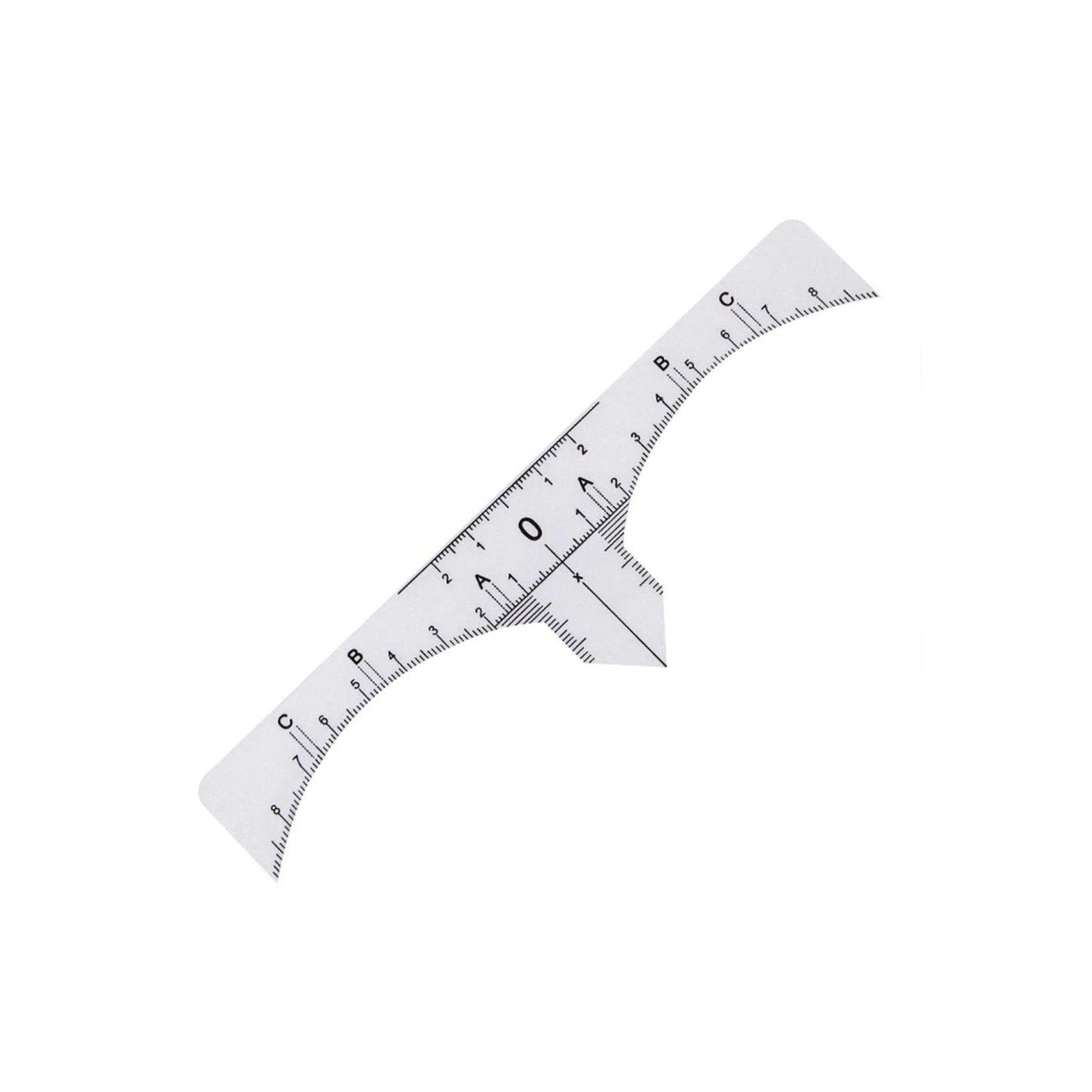 London Brow Disposable Eyebrow Measuring Ruler Stickers – 25 pcs