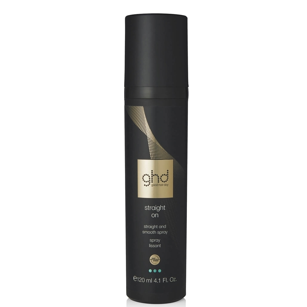 GHD Straight & Smooth Heat Protection Spray 120ml - Professional Anti-Frizz Hair Styling