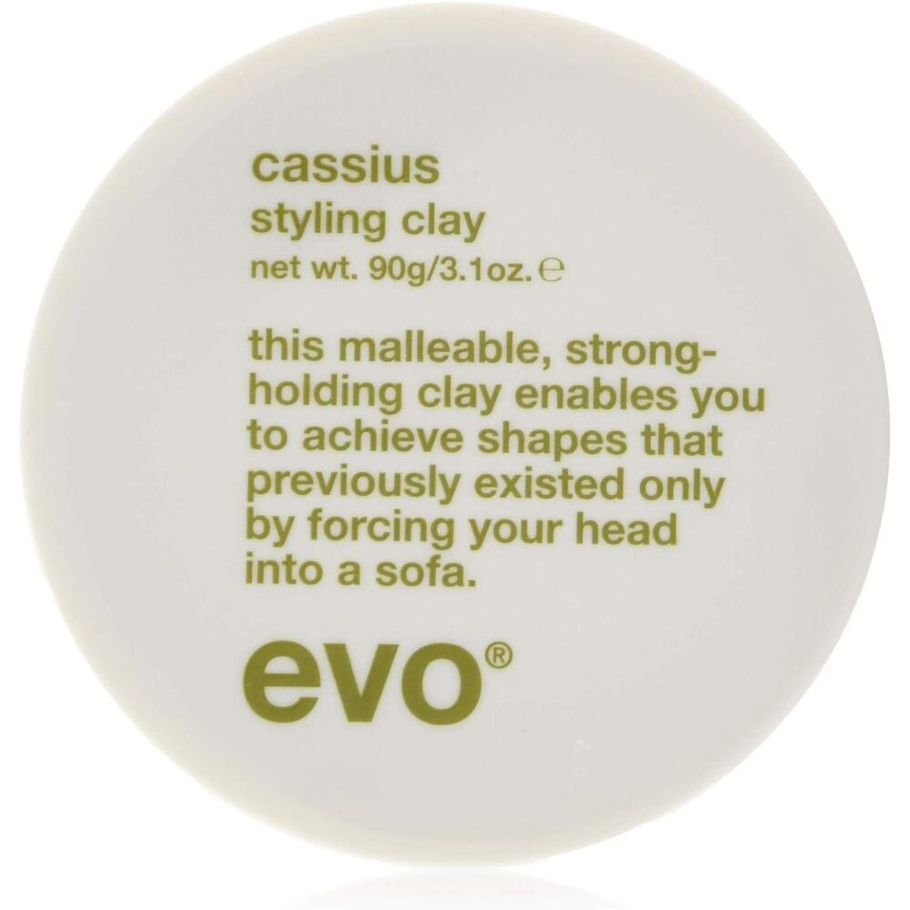 EVO Cassius Cushy Clay 90g - Strong Hold Matte Finish Hair Styling Clay