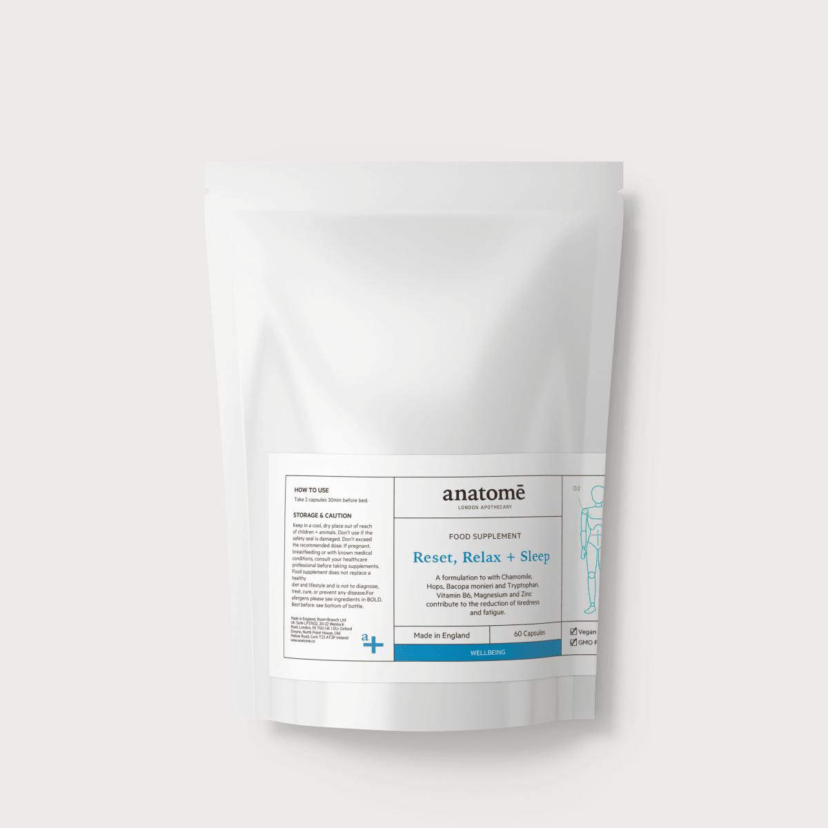 Anatomé food supplement package on a white background