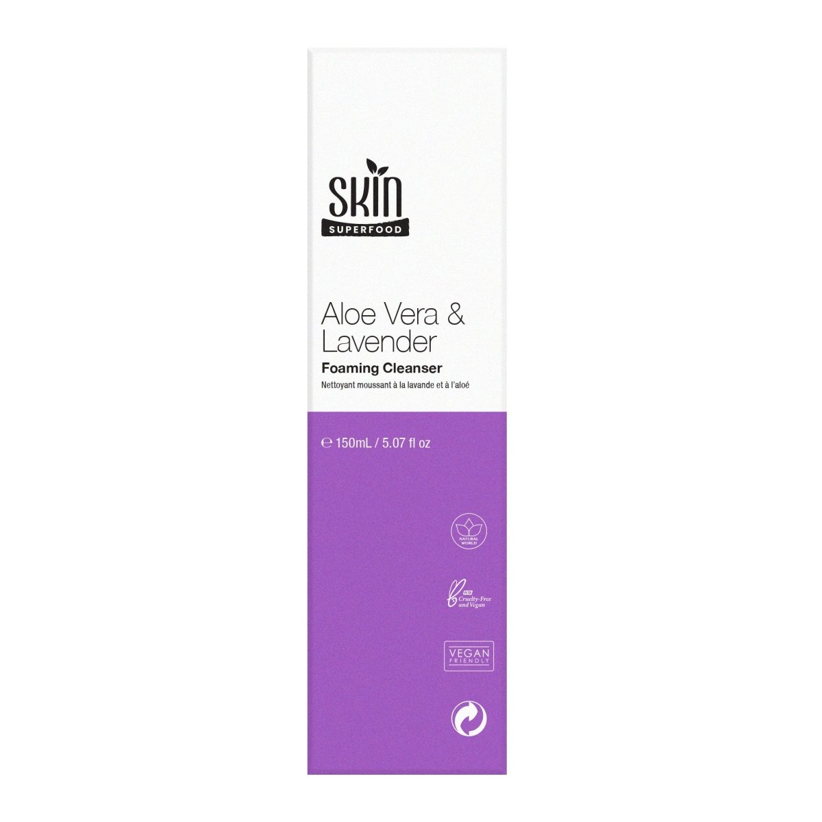 skinChemists SF Aloe Vera & Lavender Foaming Cleanser 150ml
