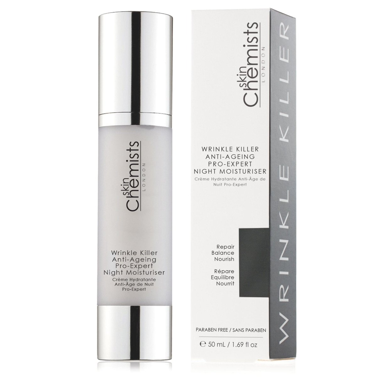 skinChemists Wrinkle Killer Anti-Ageing Pro-Expert Night Moisturiser 50ml