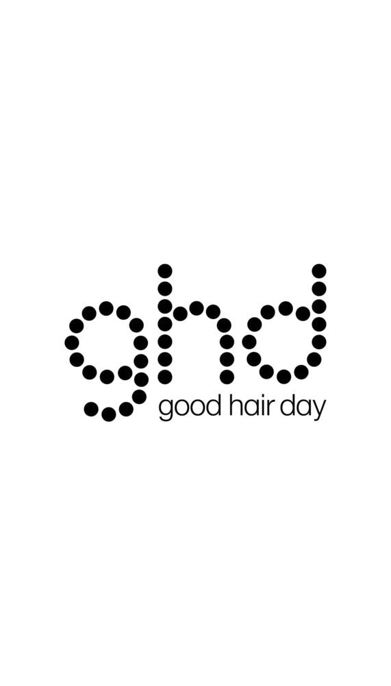 ghd logo on a white background