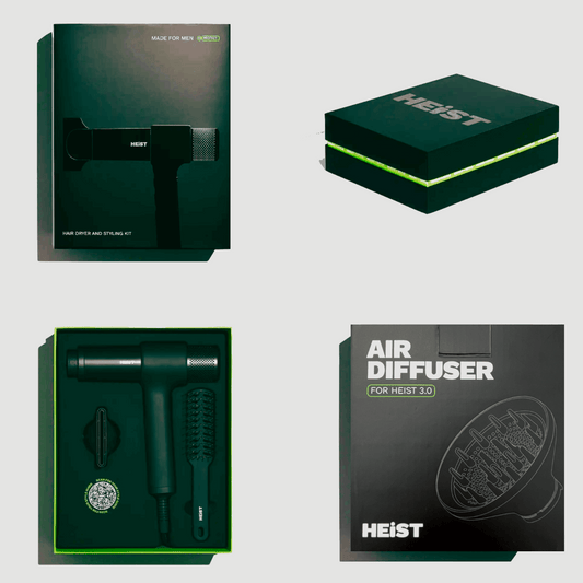 Heist 3.0 Pro Smart Hair Dryer & Styler Bundle | Diffuser + Dryer