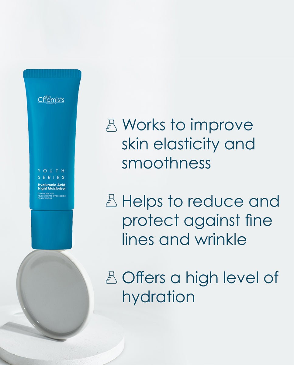 skinChemists 1% Hyaluronic Acid Night Moisturiser 50ml