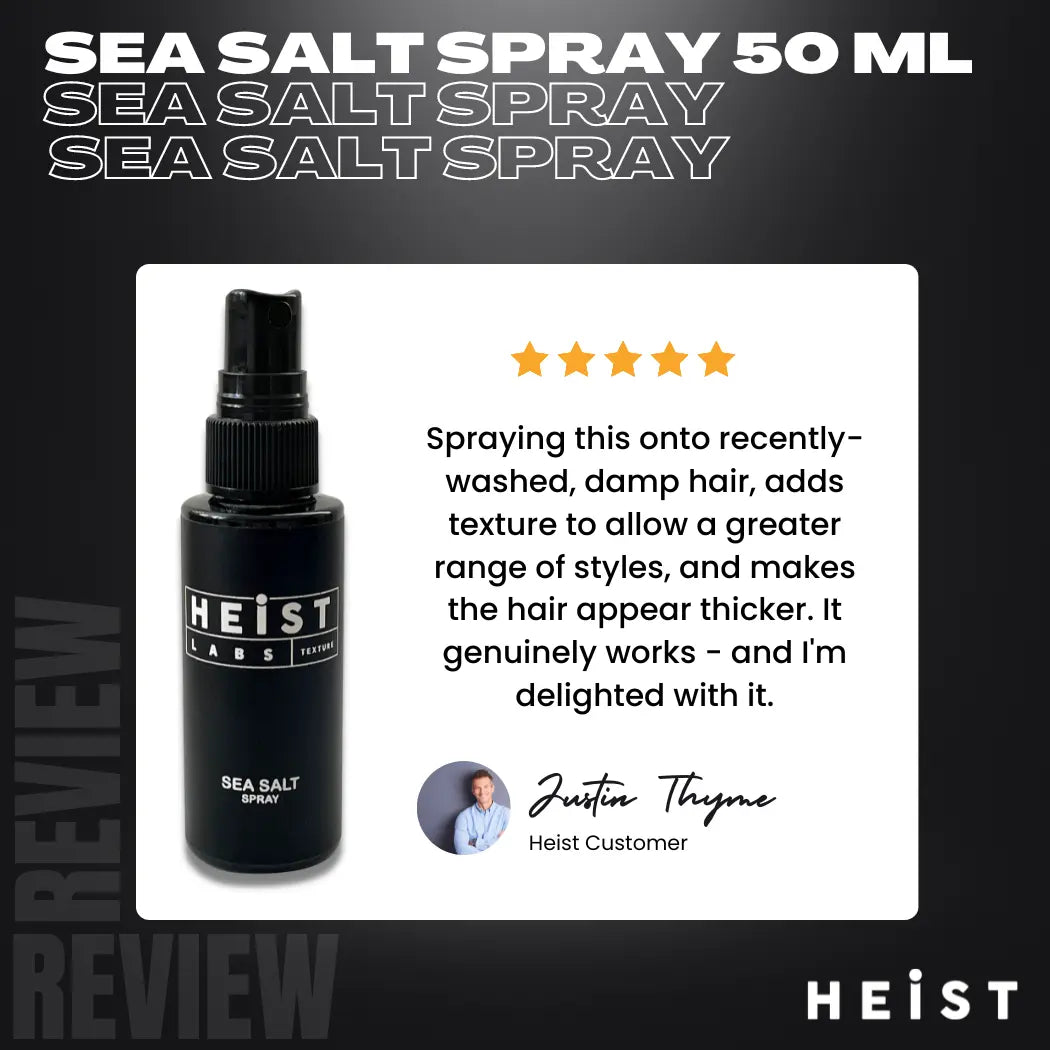 Heist Labs Sea Salt Spray | Texture & Grip Styling Spray 50ml Travel Size