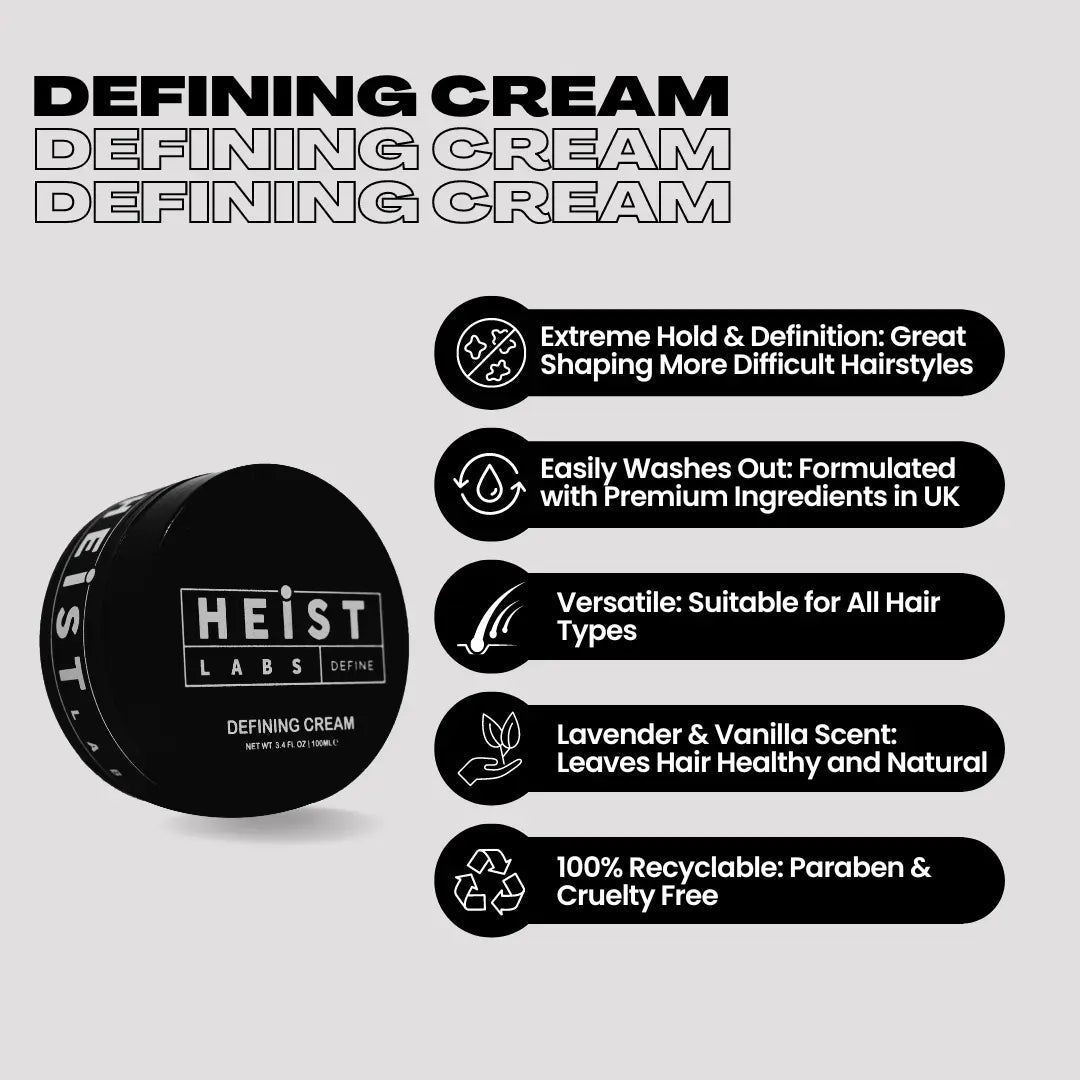 Heist Labs Defining Cream | Hold & Definition 100ml