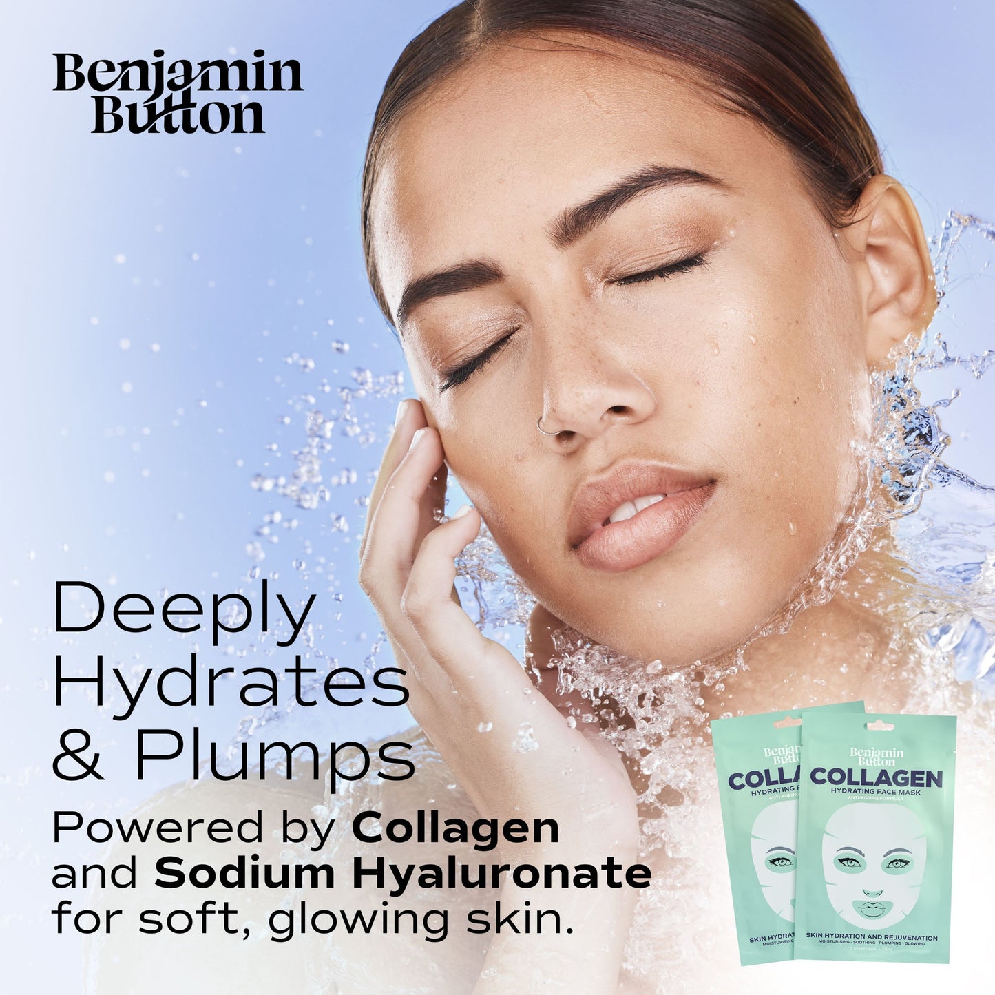 Benjamin Button Collagen Hydrating Face Mask 5 Pack