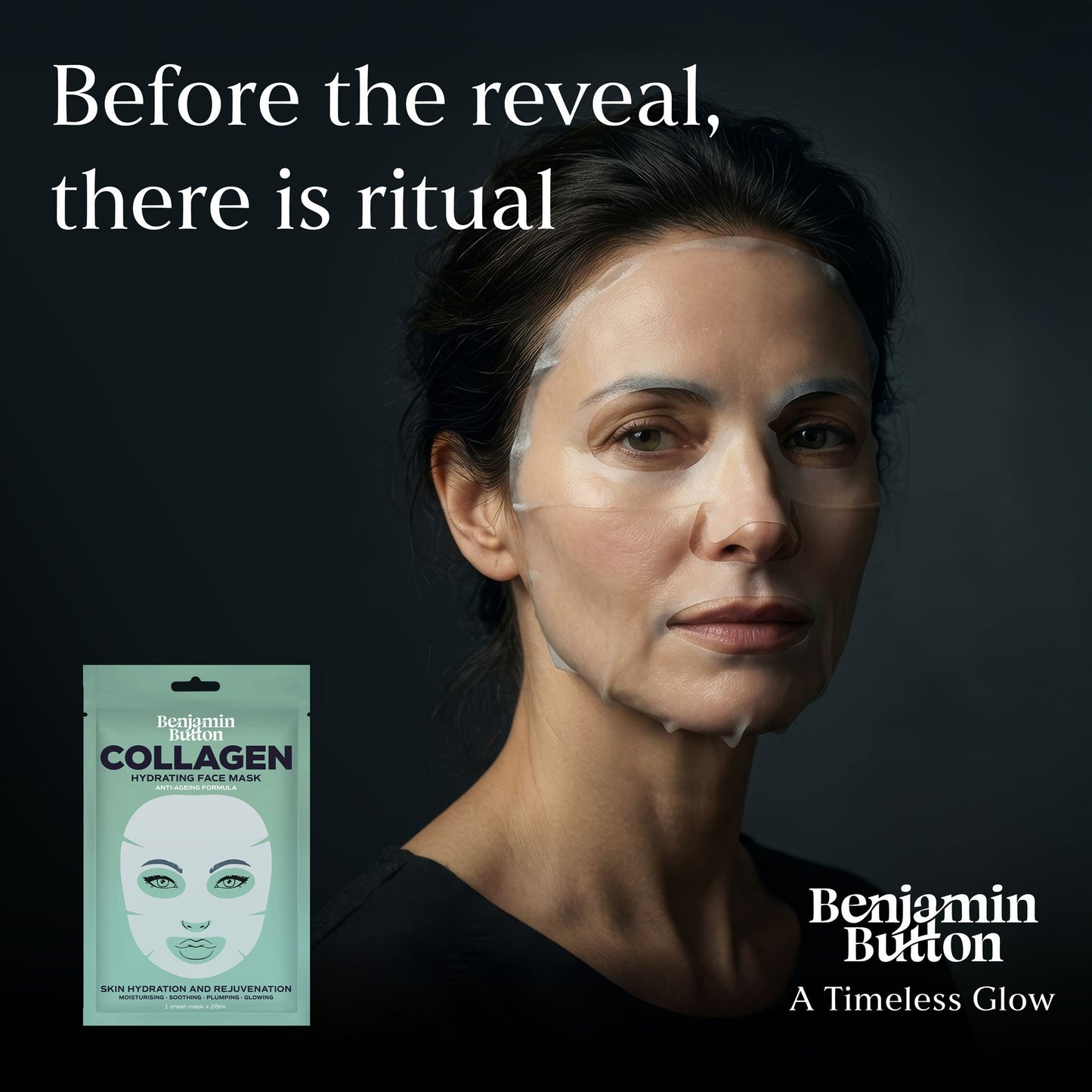 Benjamin Button Collagen Hydrating Face Mask 5 Pack