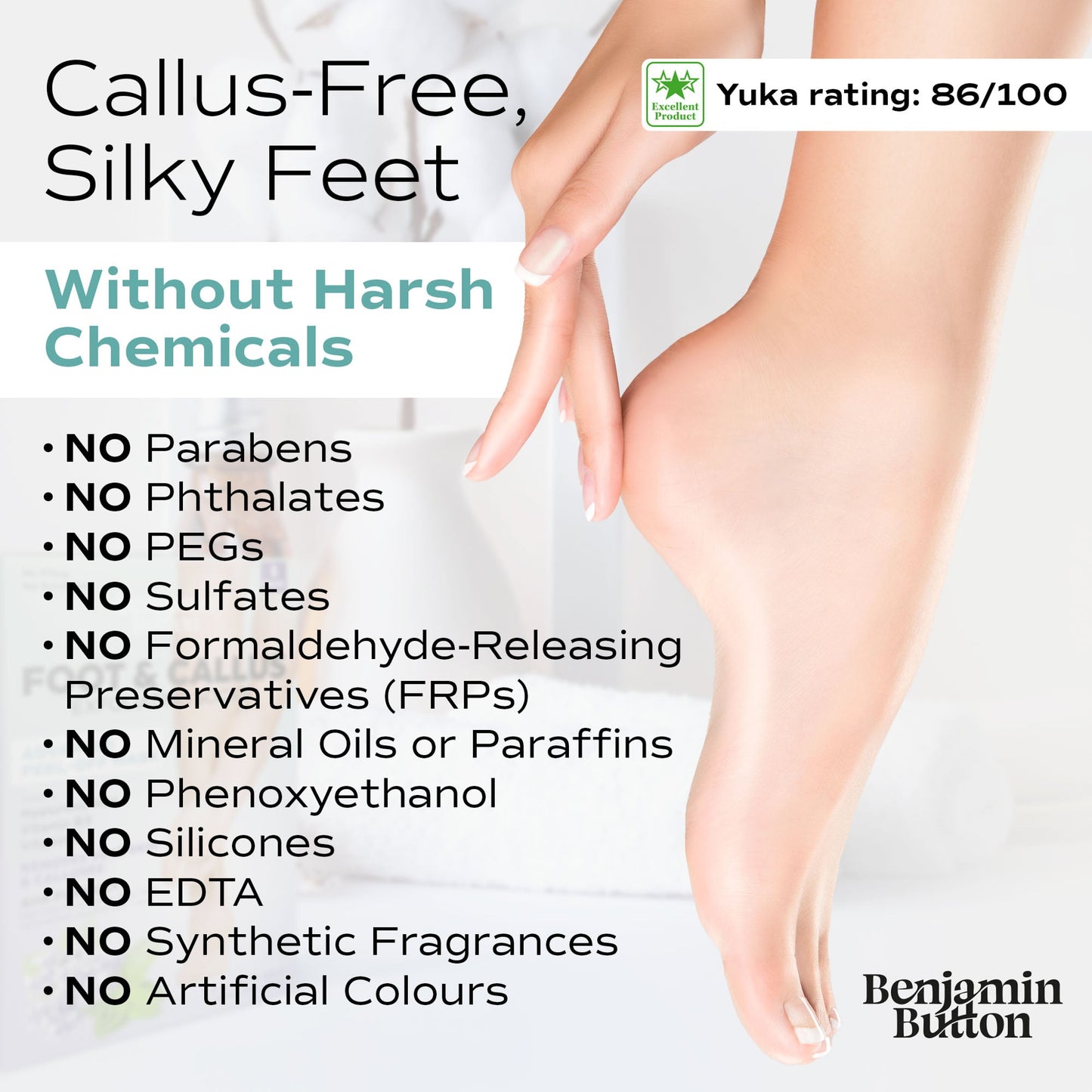 Benjamin Button Advanced Exfoliating Foot Peel Mask