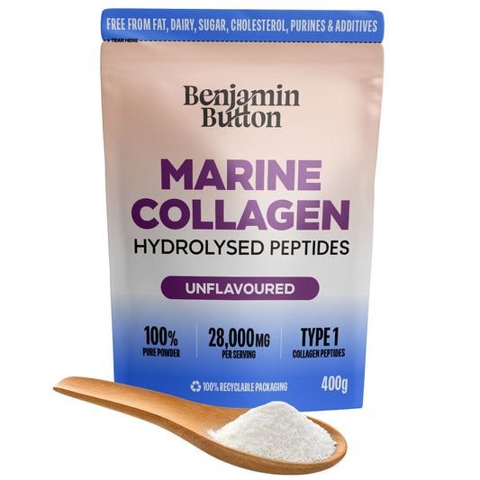 Benjamin Button Marine Collagen Peptides Powder Unflavoured 400g