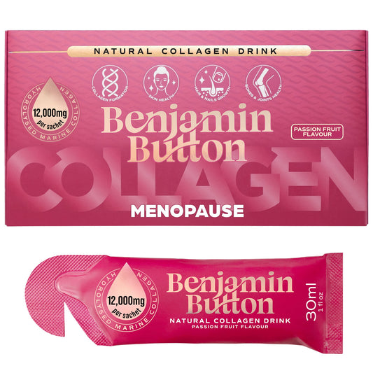 Benjamin Button 12,000mg Marine Collagen Liquid Sachets Passionfruit 30ml x14
