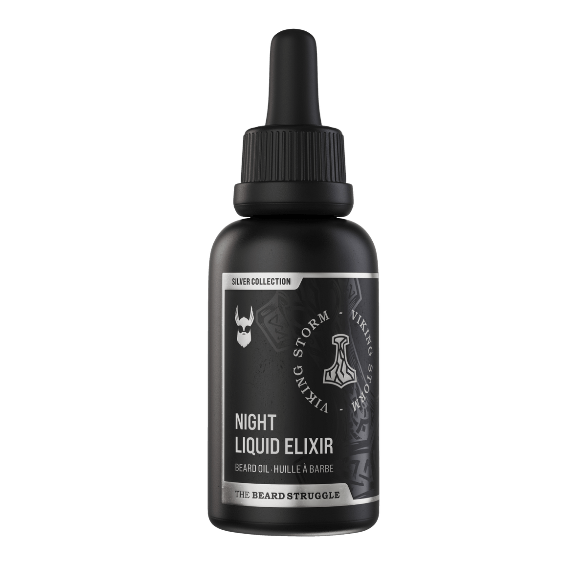Night beard oil scent variant bottle