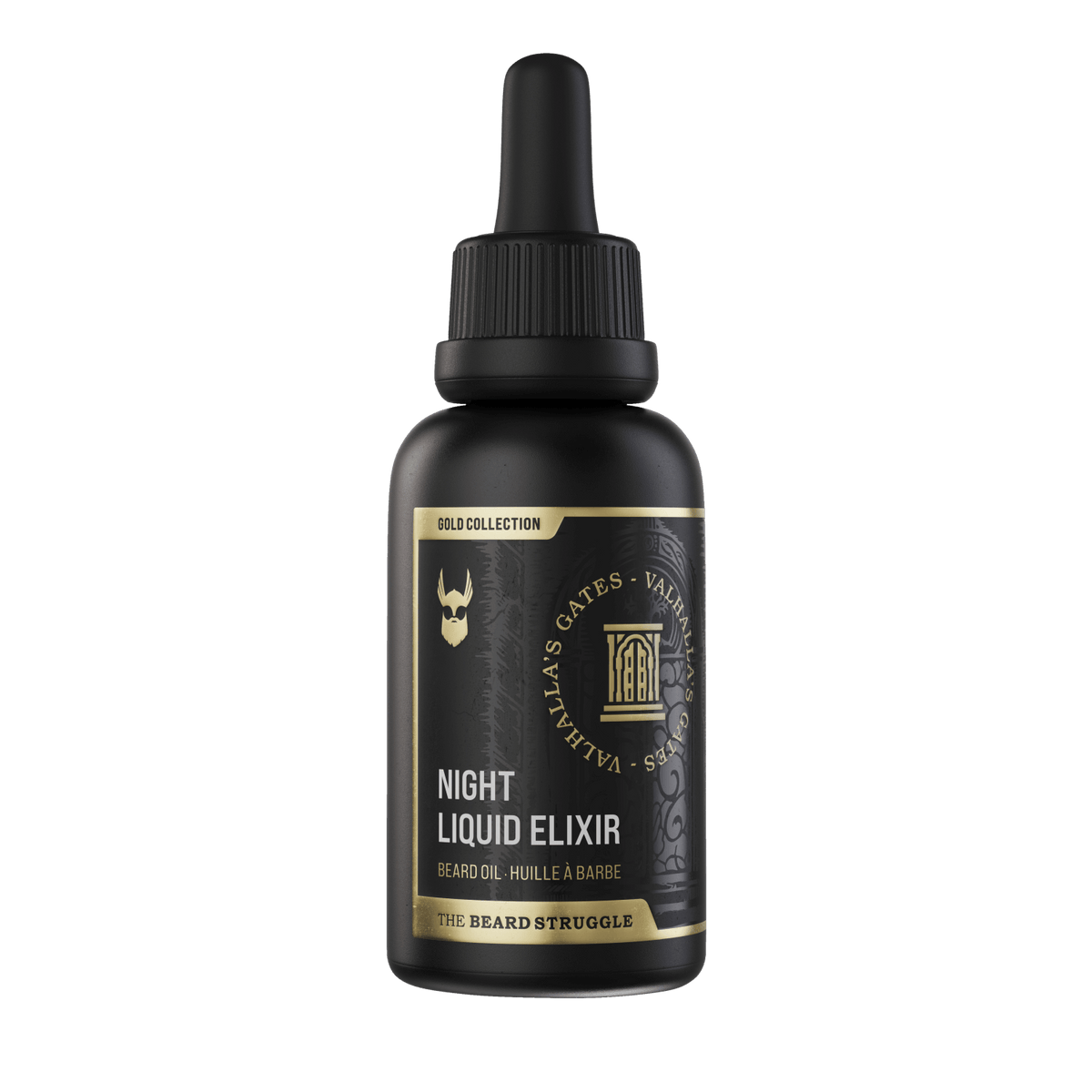 Night beard oil scent variant close-up