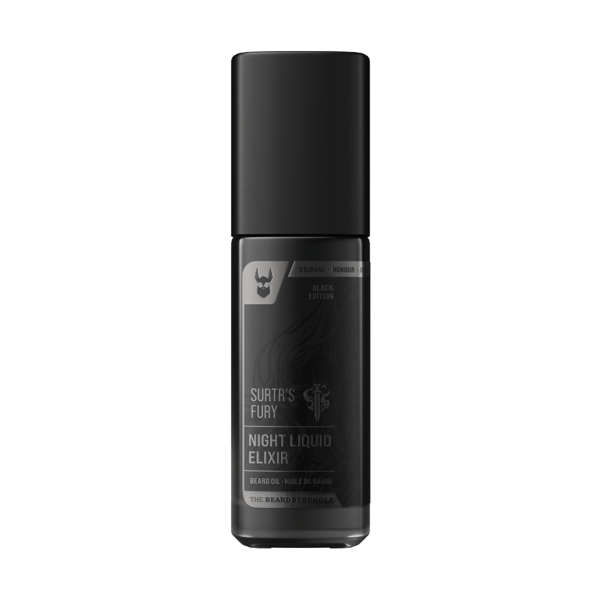 Night beard oil variant bottle render