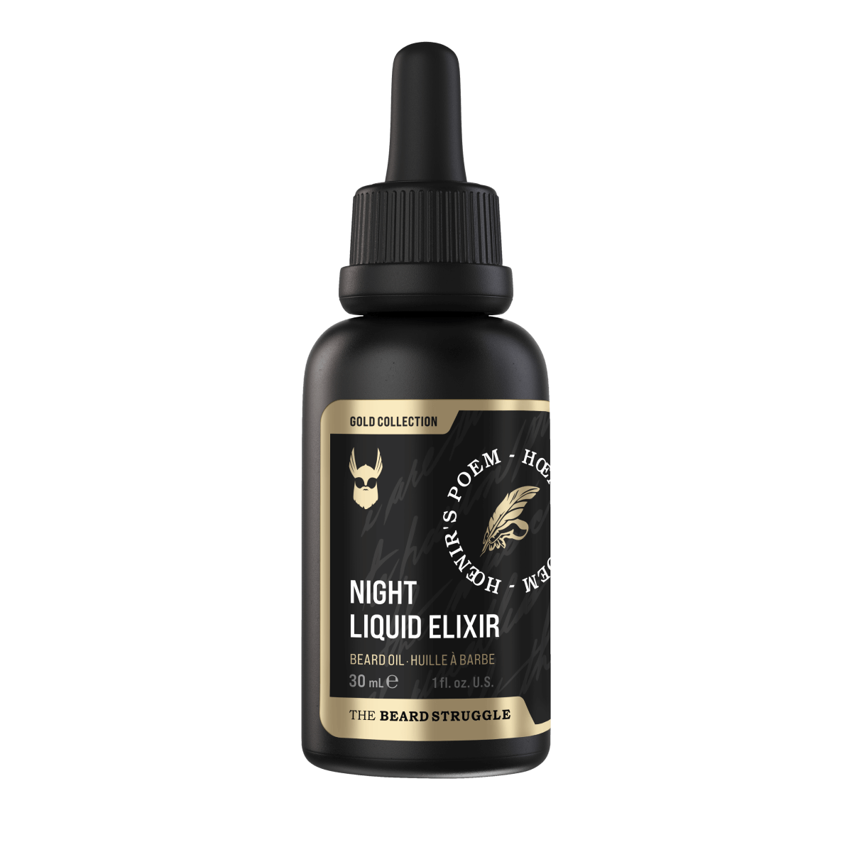 Night beard oil scent variant render
