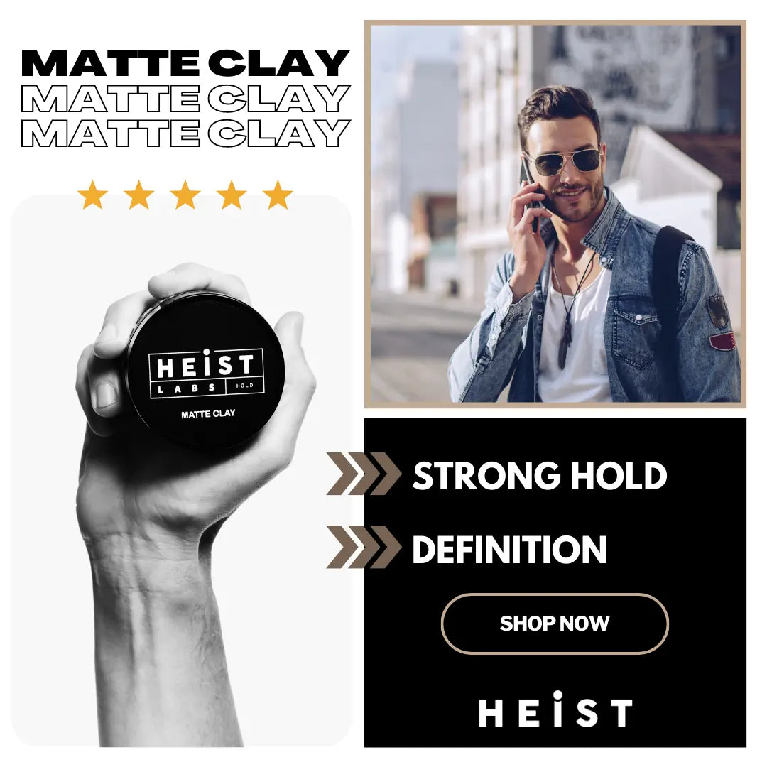 Heist Labs Matte Clay | Strong Hold & Definition 100ml