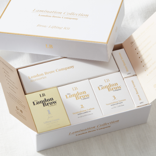 London Brow PRO XL Waterproof Brow Lamination Kit with Aftercare – 60 Treatments
