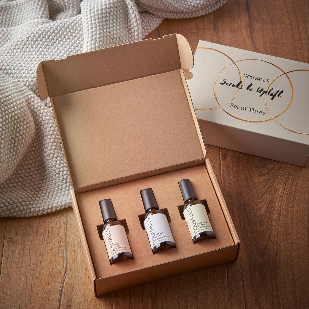 Scents To Uplift Gift Set | Set Of Three Home Scents To Revitalise And Refresh