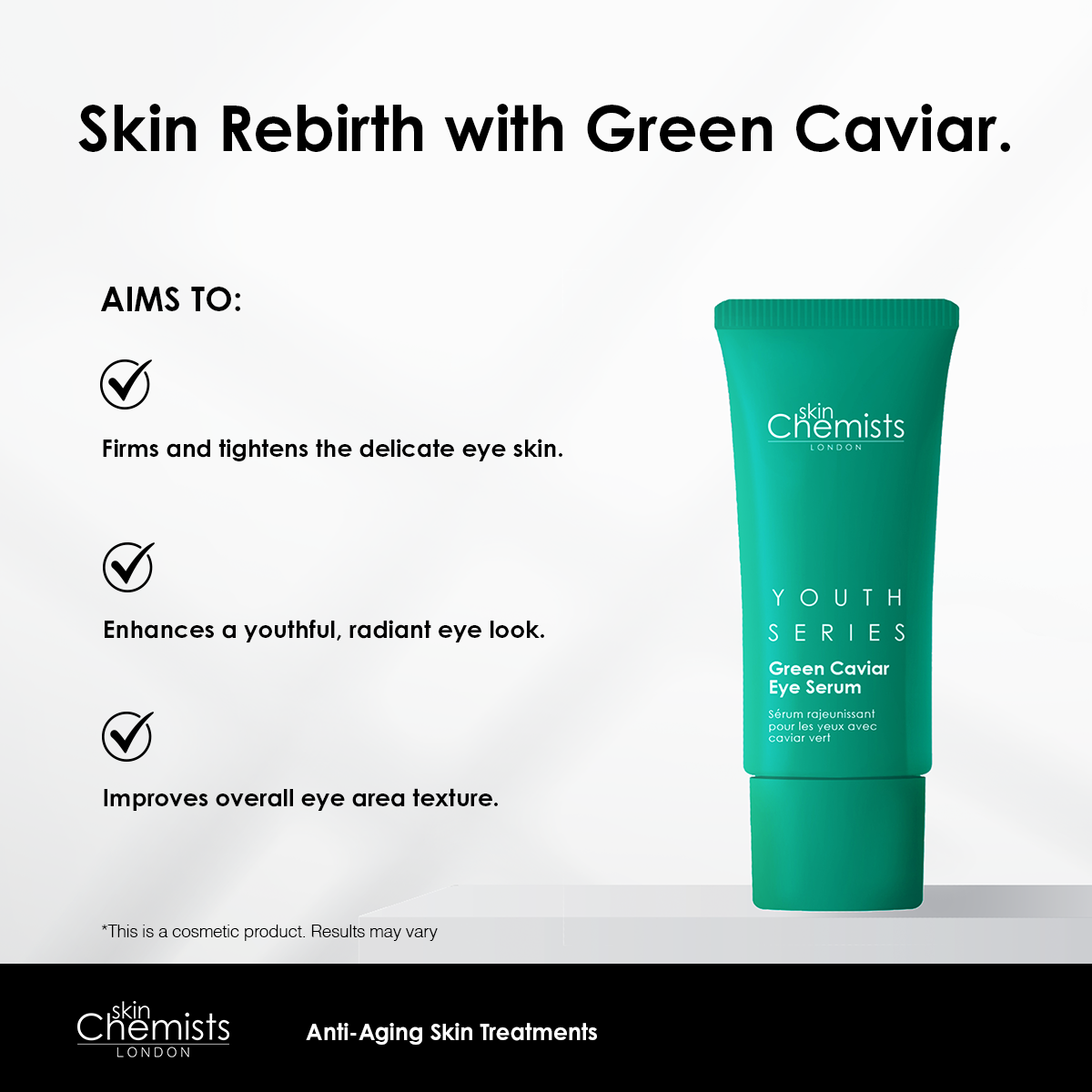 skinChemists Green Caviar Eye Serum 15ml