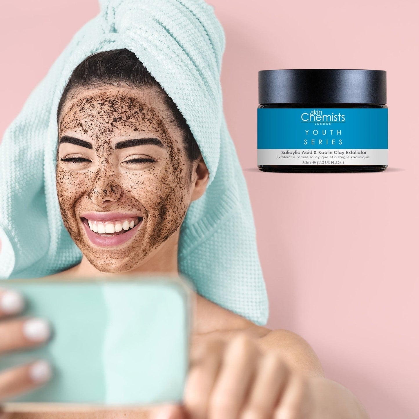 skinChemists Salicylic Acid & Kaolin Clay Exfoliator 60ml