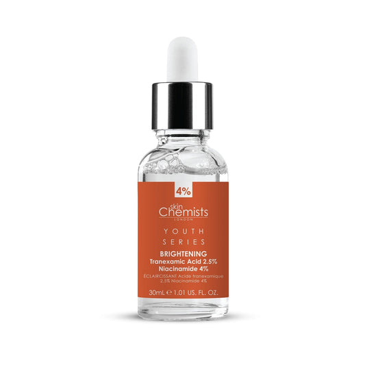 skinChemists Tranexamic Acid 2.5%, Niacinamide 4% Brightening Facial Serum 30ml