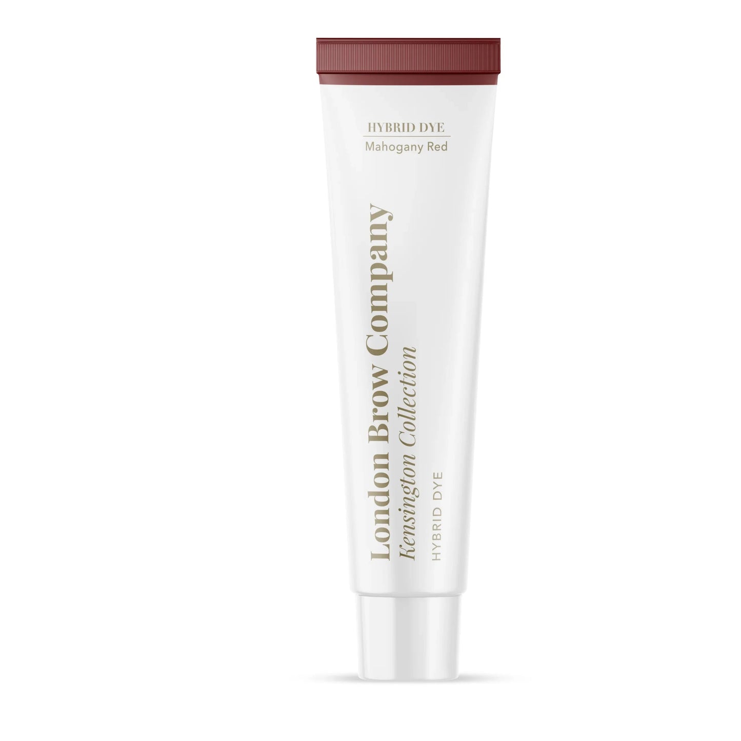 White tube with brown cap labeled 'London Brow Company' on a white background