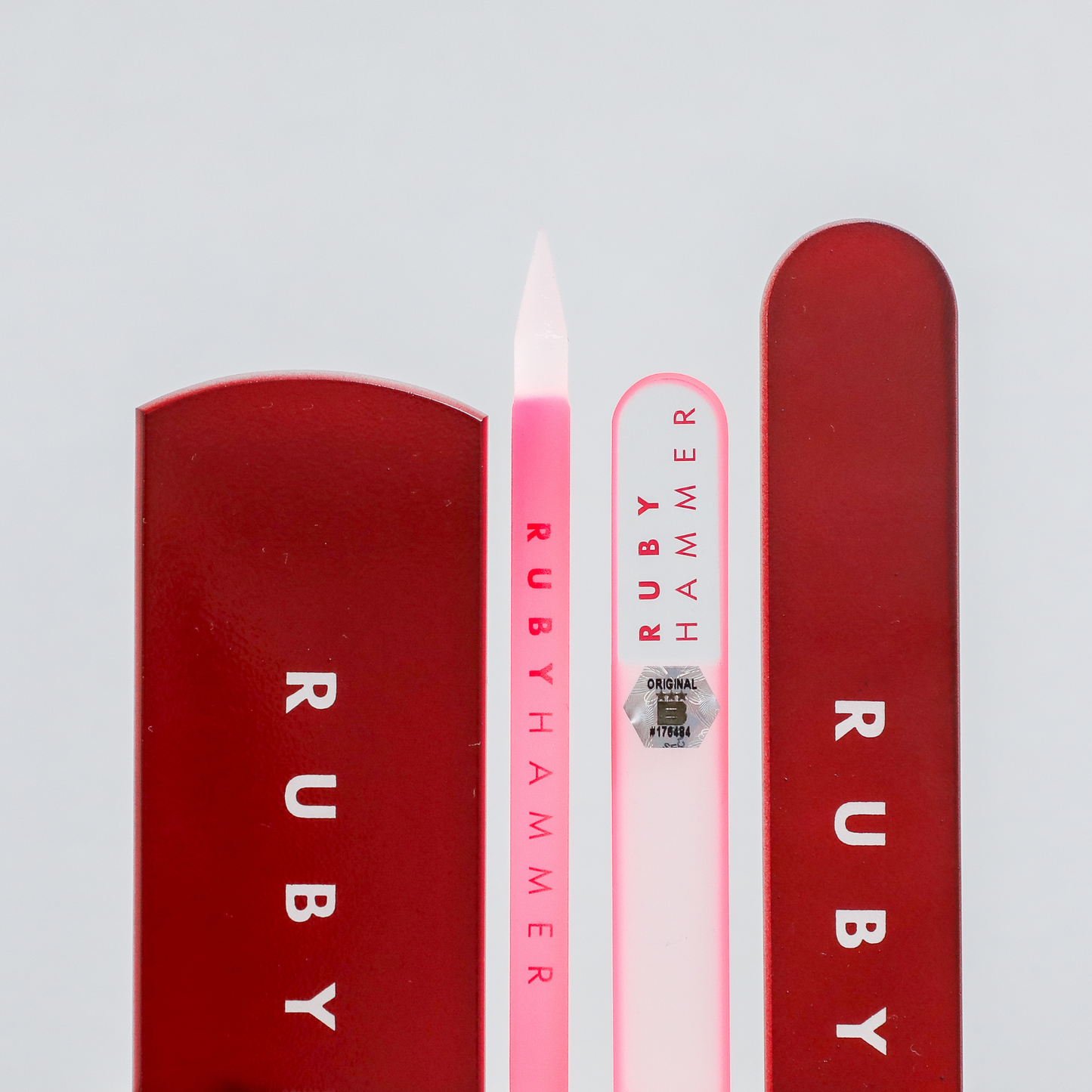 Ruby Hammer Large Glass Nail File