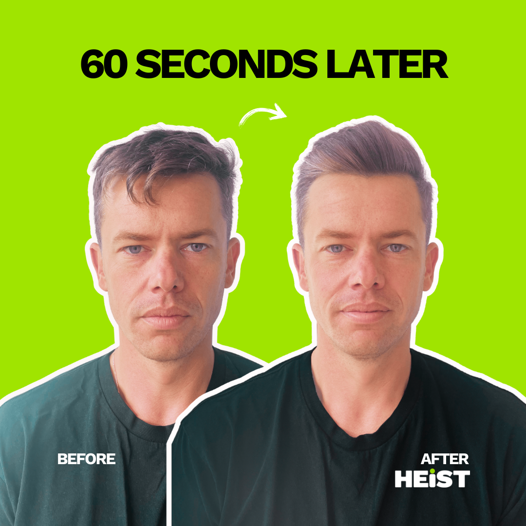 Heist 3.0 Men's Smart Hair Dryer & Styler All-in-One Kit