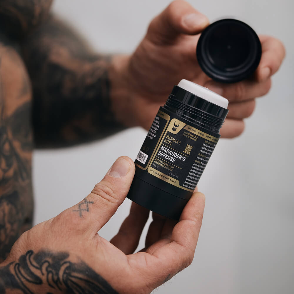 Marauder's Defense deodorant lifestyle image