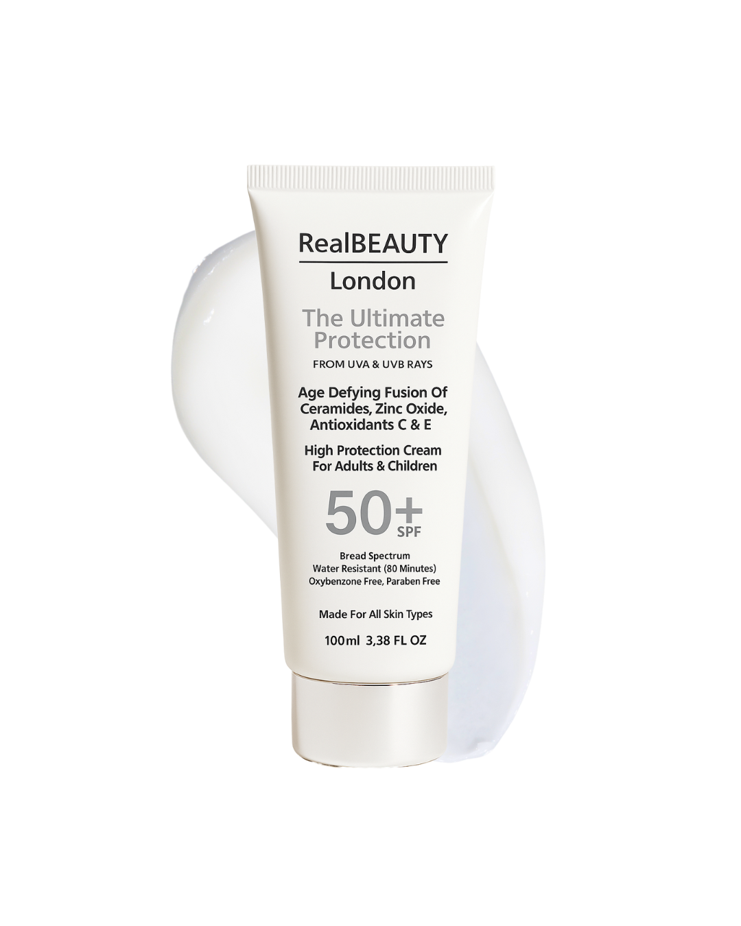 Real Beauty London - SPF 50 Body Cream 100ml